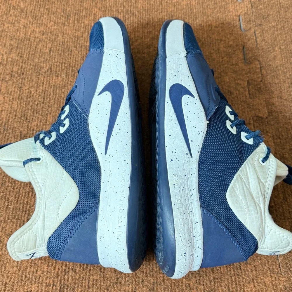 Nike PG‎ 4 Paul George Navy Blue White Basketball Shoes Mens 12 CN9512-402